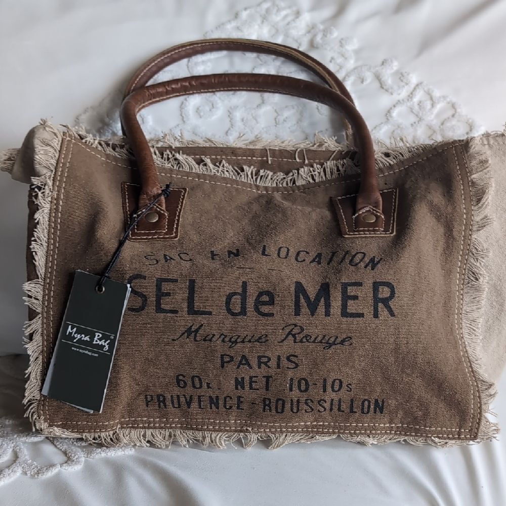 Myrna SEL de MER Canvas S/M Tote Bag
